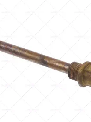 vstřikovací trubka kotle ø 10 mm délka trubky 109 mm t1 3/8" t2 3/8" měď Rychlé Dodání