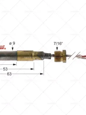 Termočlánek Robertshaw 250-750mv sonda o 9mm Kup Teď