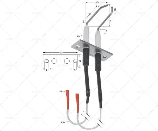 Nová Kolekce Roznětka FL 60 mm FB 22 mm D1 L1 o 9 mm 17 mm 45 mm L2 L3 L4 6mm 34 / 10mm 37mm KL1 KL2 32 mm