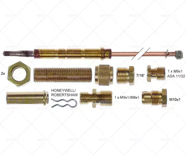 Top Prodej délka termočlánku 900 mm připojení k hořáku průměr 6 mm sada 13 prvků.