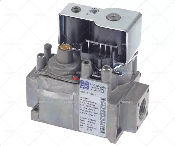 typ plynového ventilu sigma 230V 50Hz vstup plynu 1/2" výstup plynu 1/2" rozsah tlaku 2-50mbar Omezená Nabídka