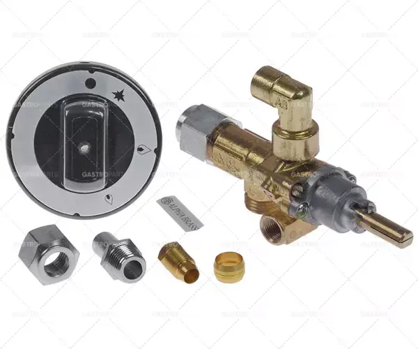 Novinka plynový kohout AB typ A60 přívod plynu M16x1,5 (trubka ø 10 mm)