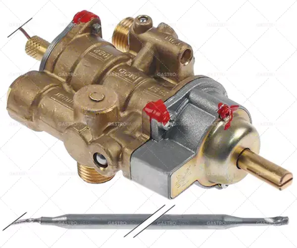 Zlevněný plynový termostat AB typ A65T 100-300°C přívod plynu M16x1,5 (trubka ø 10mm)
