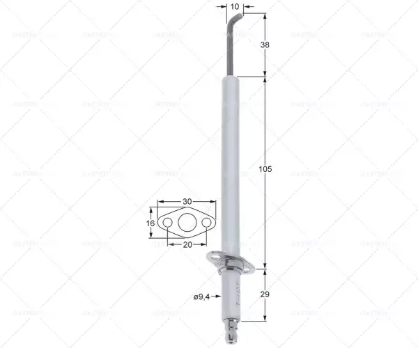 pojistková zástrčka průměr 1 9,4 mm délka1 105 mm délka2 29 mm Vysoce Kvalitní