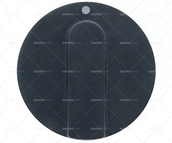 knoflík nulová značka ø 52 mm hřídel ø 6x4,6 mm hřídel plochá horní šedá/černá Levný