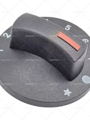 Knebel plyn termostat 1-7 o 71 mm nápravy o 8x6,5mm zploštění vpravo černý Nejlepší Cena