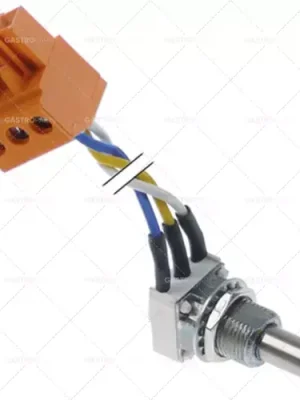Novinka potenciometr 2,2KOhm otáčení 270° délka kabelu 150mm hřídel L 16mm závit M10x0,75