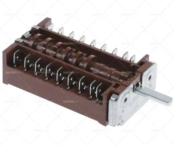 vačkový spínač 5 poloh 6x4,6 mm montážní délka 23 mm vnější 6,3 mm Bezpečná Platba