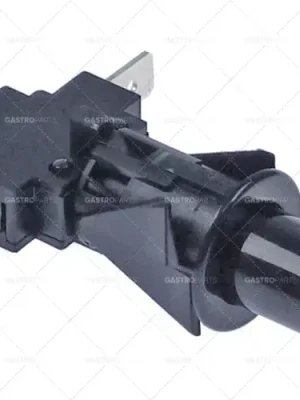 Sezónní Sleva montážní knoflík otvor 16mm 250V 16A 1no samec 6,3mm kulatý černý