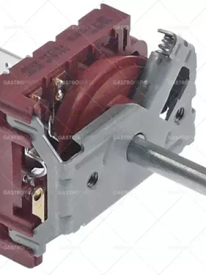 Jen Po Omezenou Doba přepínač 2-pólový 2NO Spínací sled 0-1 16A osy o 6x4,6mm hřídel délka 23mm