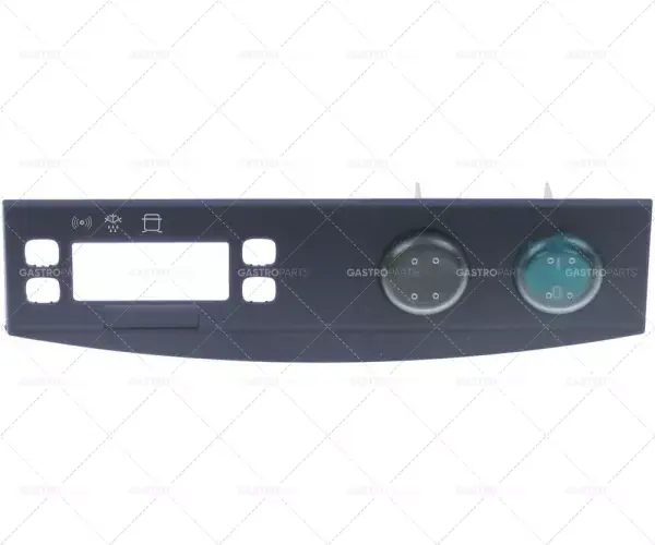 Levný spínací panel d 168 mm š 37 mm modrý s vypínačem on-off