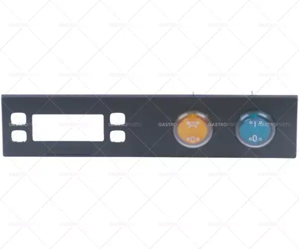 Akce spínací panel pro chladničku s displejem d 168 mm š 37 mm černý s vypínači, osvětlení