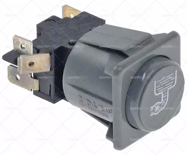 Ihned K Objednání momentové tlačítko rozměr 28,5x28,5mm 250V 16A 2co samec 6,3mm kulatý modrý