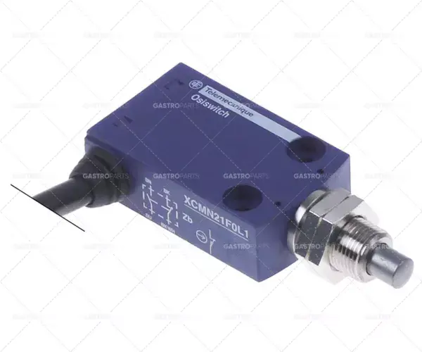 Zlevněný polohový spínač 400V 6A 1nc 1no délka 50mm šířka 30mm výška 16mm plast