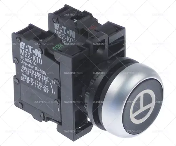Bezpečná Platba Černá tlačítka o 22,5 mm 1Z / 1CO Tap tápání
