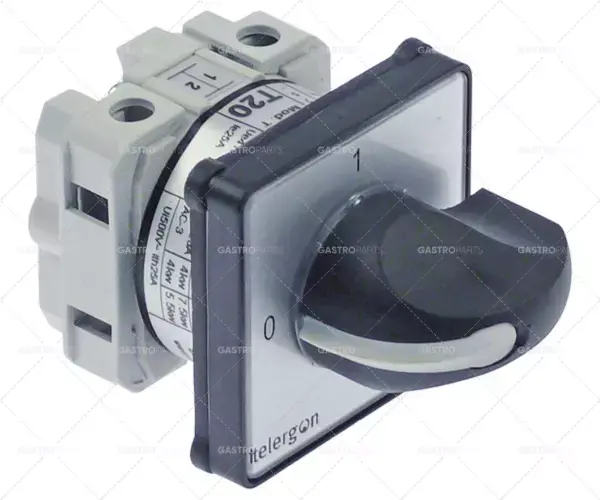 otočný spínač 2 polohy vačka 0-1 1-pólový typ t-0002000011e1n1 300V 20A 5x5mm Akce