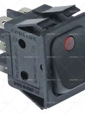 Jen Po Omezenou Doba momentový spínač montážní rozměry 30x22mm červený 2CO 250V 16A