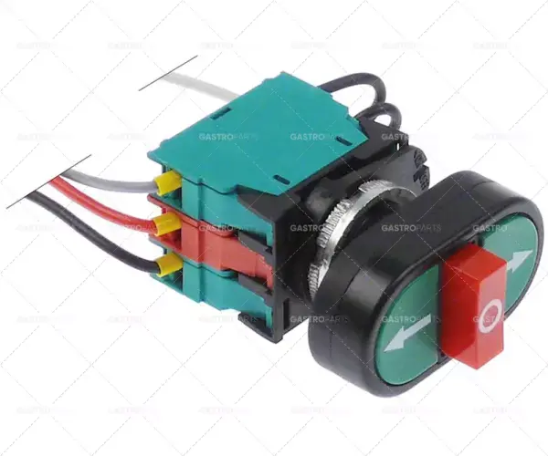Objednat Nyní momentový spínač montáž ø 22mm zelený/červený 1NO/1NC/1NO 400V 4A šipka vpravo/vlevo/0