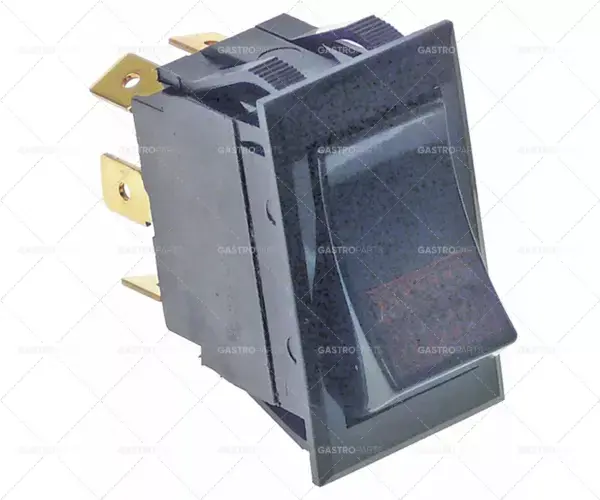 Nejlepší Cena kolébkový spínač montážní rozměry 37x21mm červená 2NO/světelná kontrolka 250V 10A