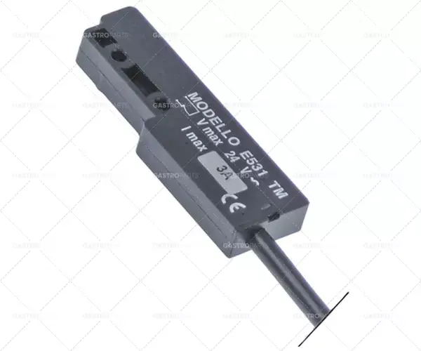 magnetický spínač L 65mm Š 20mm 1NC 24V 4A P max. 100W délka připojovacího kabelu 1940mm Objednat Nyní