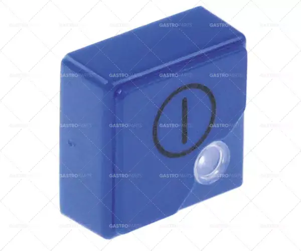 Ihned K Objednání velikost tlačítka 23x23mm symbol zapnutí-vypnutí modrá