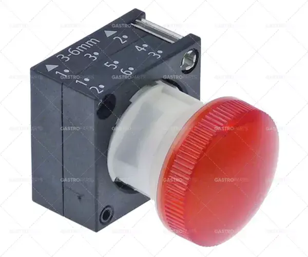 Pouze Dnes signální prvek červený ø 22 mm