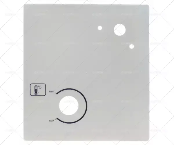 Přímo Od Výrobce ovládací panel pro teplotu ve vitríně MIN/MAX š 130 mm d 23 mm v 145 mm plast Množství 1 ks