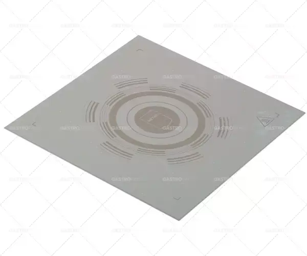 Sleva keramický talíř D 365 mm Š 353 mm pro mikrovlnnou troubu tloušťky 4 mm GMW1030 vhodný pro GALANZ