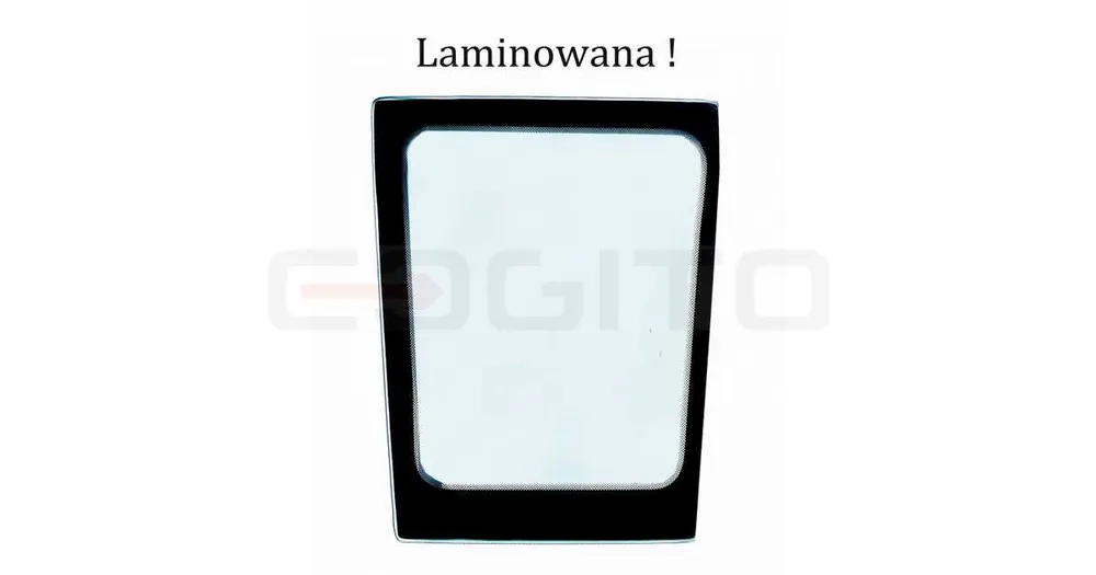 Vysoce Kvalitní SKLO ČELNÍ LAMINOVANÉ DOLNÍ PRAVÁ STRANA JCB RYPADLO-NAKLADAČ 3CX 827/30564