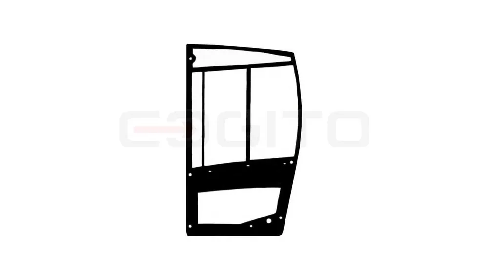 SKLO DVEŘÍ LEVÁ STRANA SÍTOTISK VÁLEC BOMAG BW214D-5 5571190 Aktuální