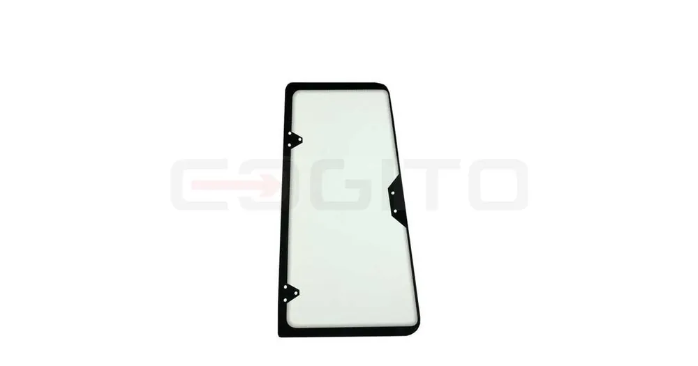 Must-Have SKLO DVEŘÍ HORNÍ OTEVÍRACÍ PRAVÁ STRANA SÍTOTISK CASE RYPADLO-NAKLADAČE 580M 580K E48360