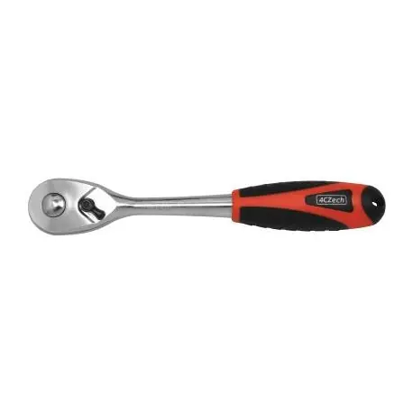 3/8“ Ráčna oválná 200 mm s přepínací páčkou, zamykací, 72 zubů 4CZech Časově Omezené