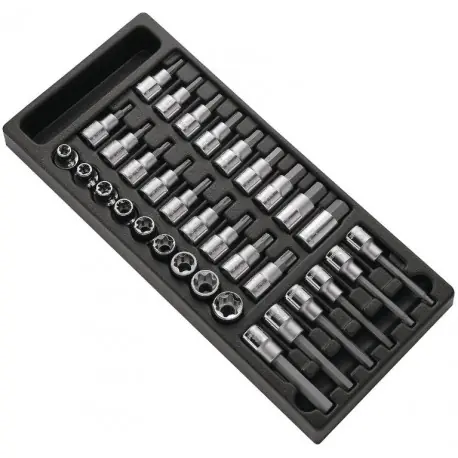 33dílná sada 1/2" hlavic Tona Expert v modulu Must-Have