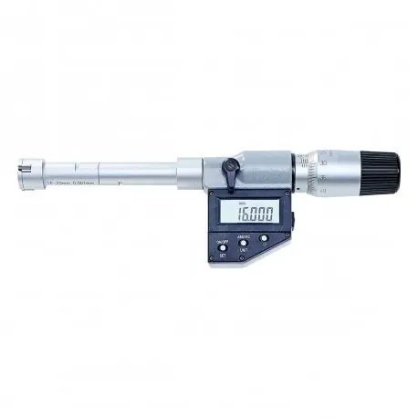 Poslední Šance Digitální mikrometr - 3bodový dutinoměr 12-16 mm, rozlišení 0,001 mm, IP65