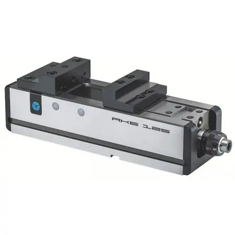 Super Cena Strojní svěrák RÖHM RKE, šíře čelistí 160 mm s mechanickým posilovačem
