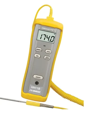 1 a 2 kanálový teploměr pro termočlánek typu K - Počet vstupů 1 Zlevněný