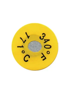 Akce Single Point Non-Reversible Temperature Indicating Labels - Temperature 171°CPack of 50 pcs