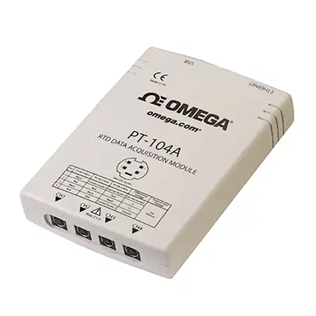 Akční Nabídka 4 kanálový modul sběru dat pro Pt100 a Pt1000 s USB a ethernetem