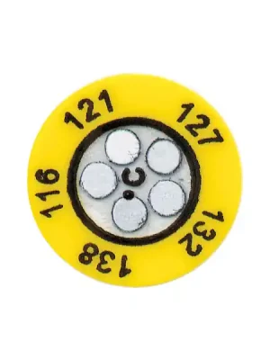 Nevratný kruhový teplotní indikátor pro 5 teplot - Maximální teplota 110°CMinimální teplota 88°CBalení 10 ks Horká Nabídka