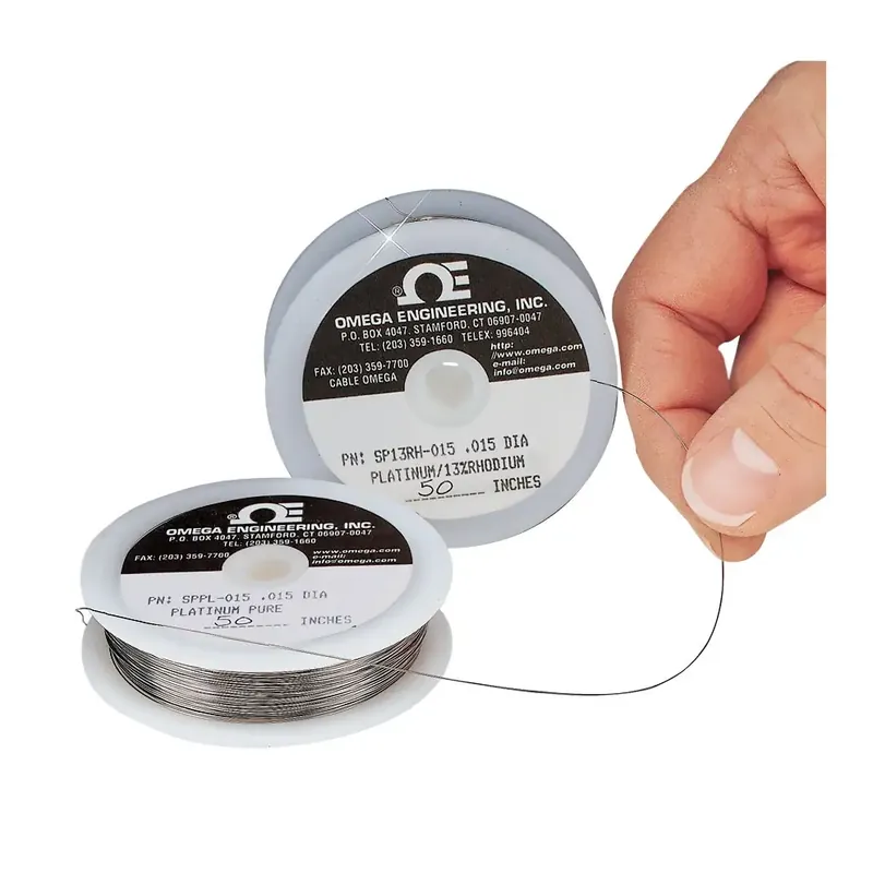 Neizolovaný termočlánkový drát (široký výběr průměrů) - Materiál drátu K(-) > Alumel - ALOMEGA™Průměr drátu 3,264 mm (8 AWG)Délka 15 m (50 ft) Omezená Nabídka