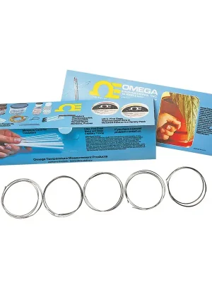 Fine Gage Bare Wire Thermocouple Elements (Pack of 5) - Thermocouple type EWire diameter 0,255 mm (30 AWG)Pack of 5 pcs Dokud Zásoby Vydrží