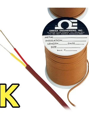 Cenová Bomba Termočlánkový drát typu K s dvojitou izolací (AWG 24/20) - Izolace drátu PFA (teflon)Typ vodičů DrátPrůměr drátu 0,510 mm (24 AWG)Přesnost třída 1Délka 60 m (200 ft)