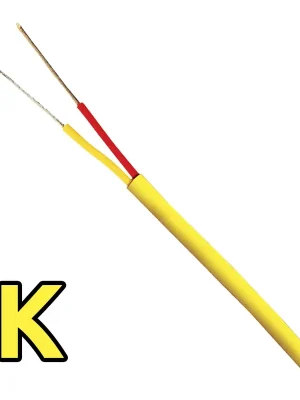 Termočlánkové kompenzační vedení typu K (AWG 24/20) - Izolace drátu FEPTyp vodičů DrátPrůměr drátu 0,810 mm (20 AWG)Přesnost třída 1Délka 7,5 m (25 ft) Nejlepší Volba