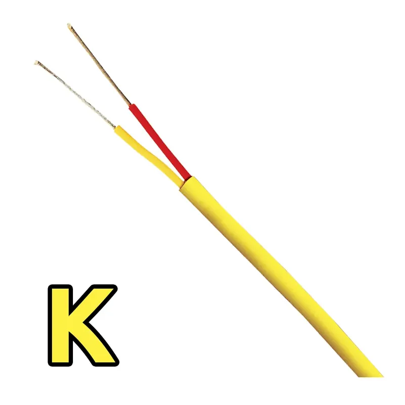 Nízká Cena Termočlánkové kompenzační vedení typu K (AWG 24/20) - Izolace drátu FEPTyp vodičů DrátPrůměr drátu 0,510 mm (24 AWG)Přesnost třída 1Délka 30 m (100 ft)