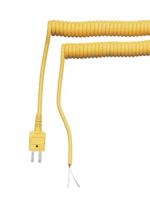 Kroucená roztažitelná šňůra pro termočlánek, termistor a Pt100 - Typ kabelu pro Pt100Délka 30 cm (12") Víkendová Akce