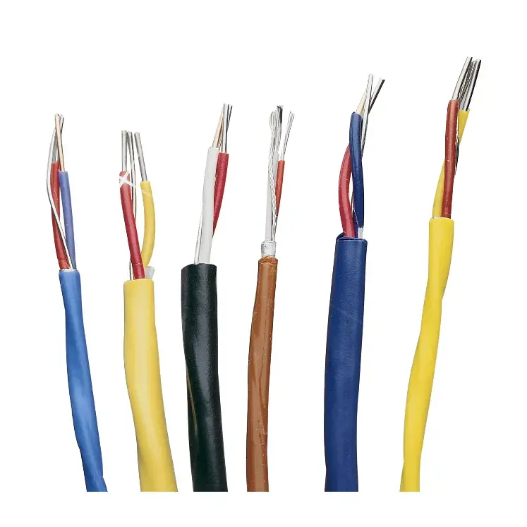 Twisted Shielded Thermocouple Extension Wire - Thermocouple type KWire type BraidedWire diameter 1,290 mm (16 AWG)Lenght 300 m (1000 ft)Overbraid type Tinned copper Objednat Nyní