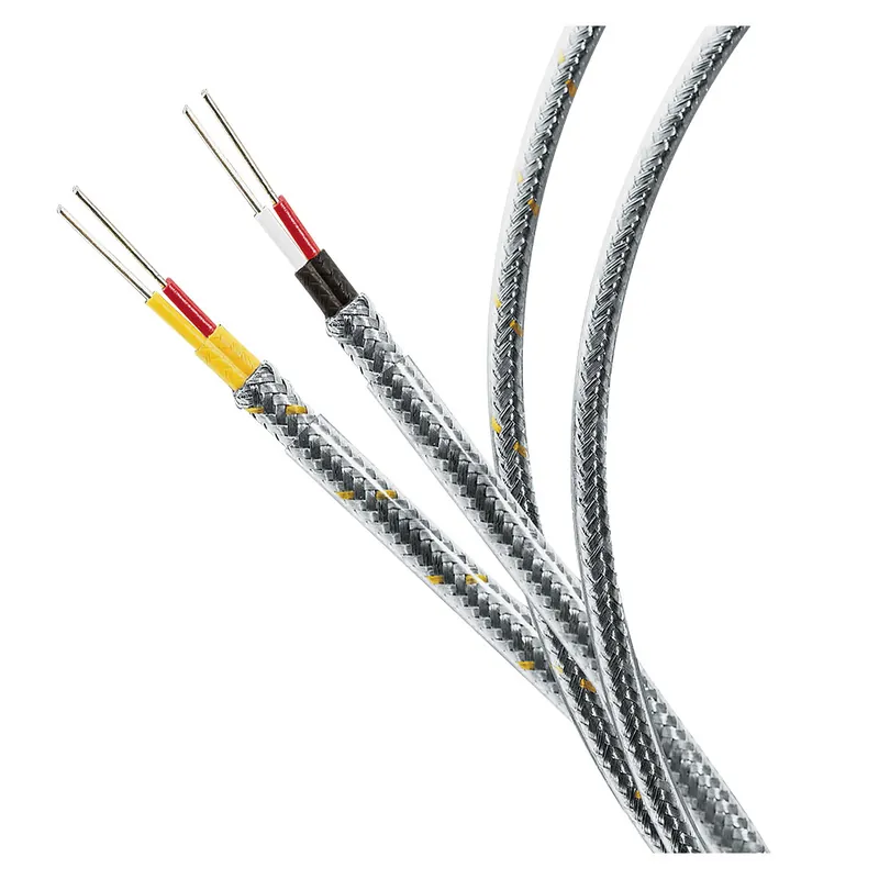 Bezpečná Platba Termočlánkové kompenzační vedení s nerezovým opředením - Typ termočlánku JPrůměr drátu 0,810 mm (20 AWG)Délka 7,5 m (25 ft)