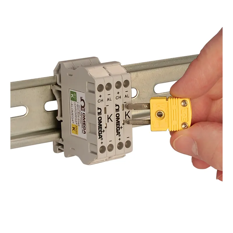 Omezená Nabídka Thermocouple Terminal Blocks, DIN-rail mount - Thermocouple type TPack of 1 pc