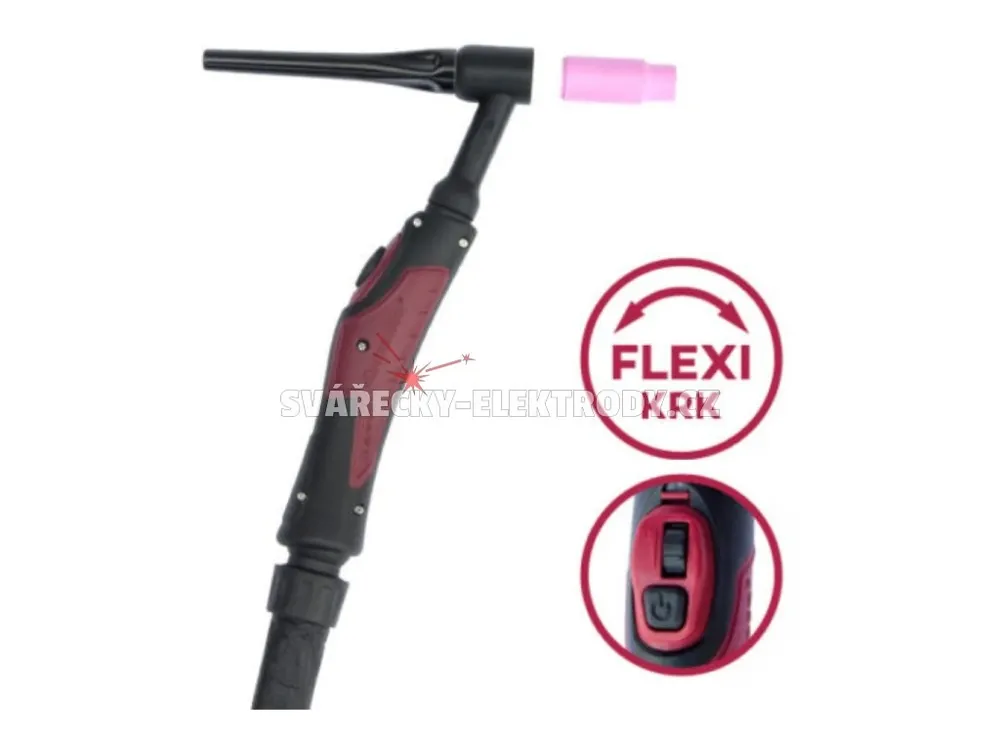 Hořák KÜHTREIBER KTB 18 FX, 35-50, XLR POT - 4 metry Ovládací konektor XLR (5-pin) Bezpečná Platba