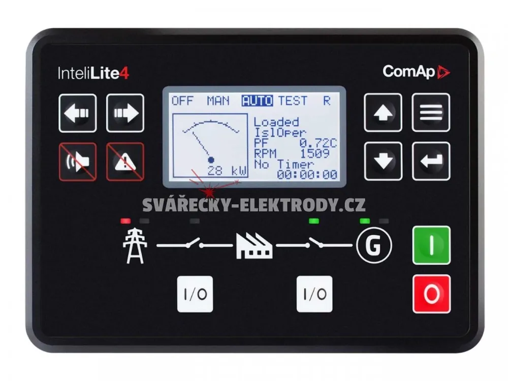 Automatika ComAp InteliLite4 MRS - do 17,5 kVA (3F) Autentický